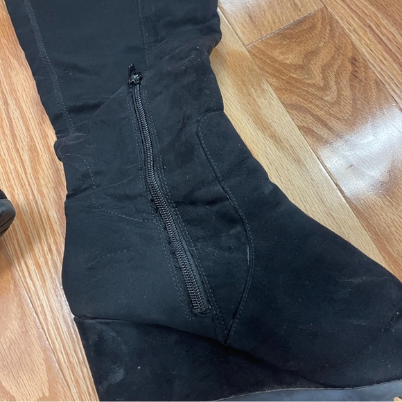 UNISA WEDGE SUEDE BOOTS SIZE 11 - Picture 3 of 4